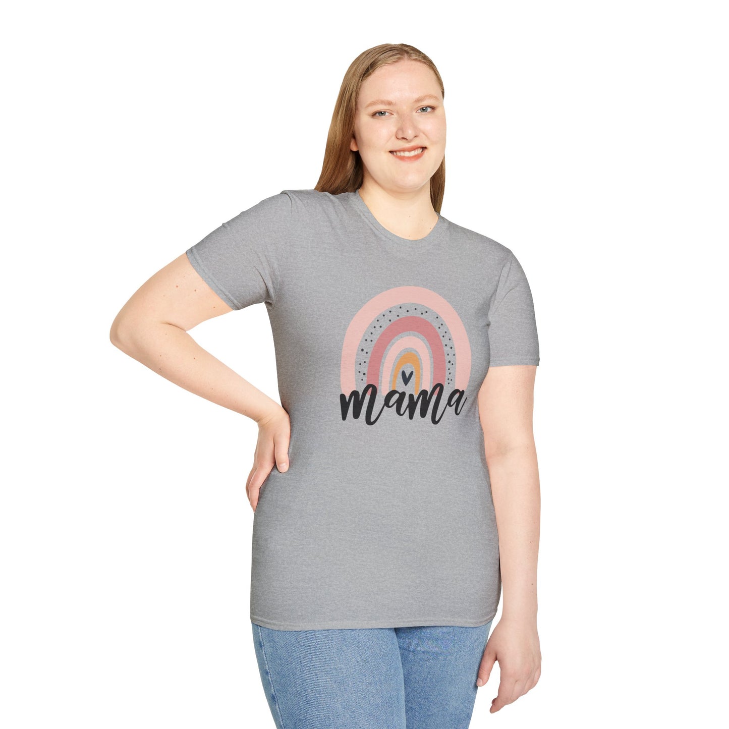 Mama Rainbow Unisex Softstyle T-Shirt