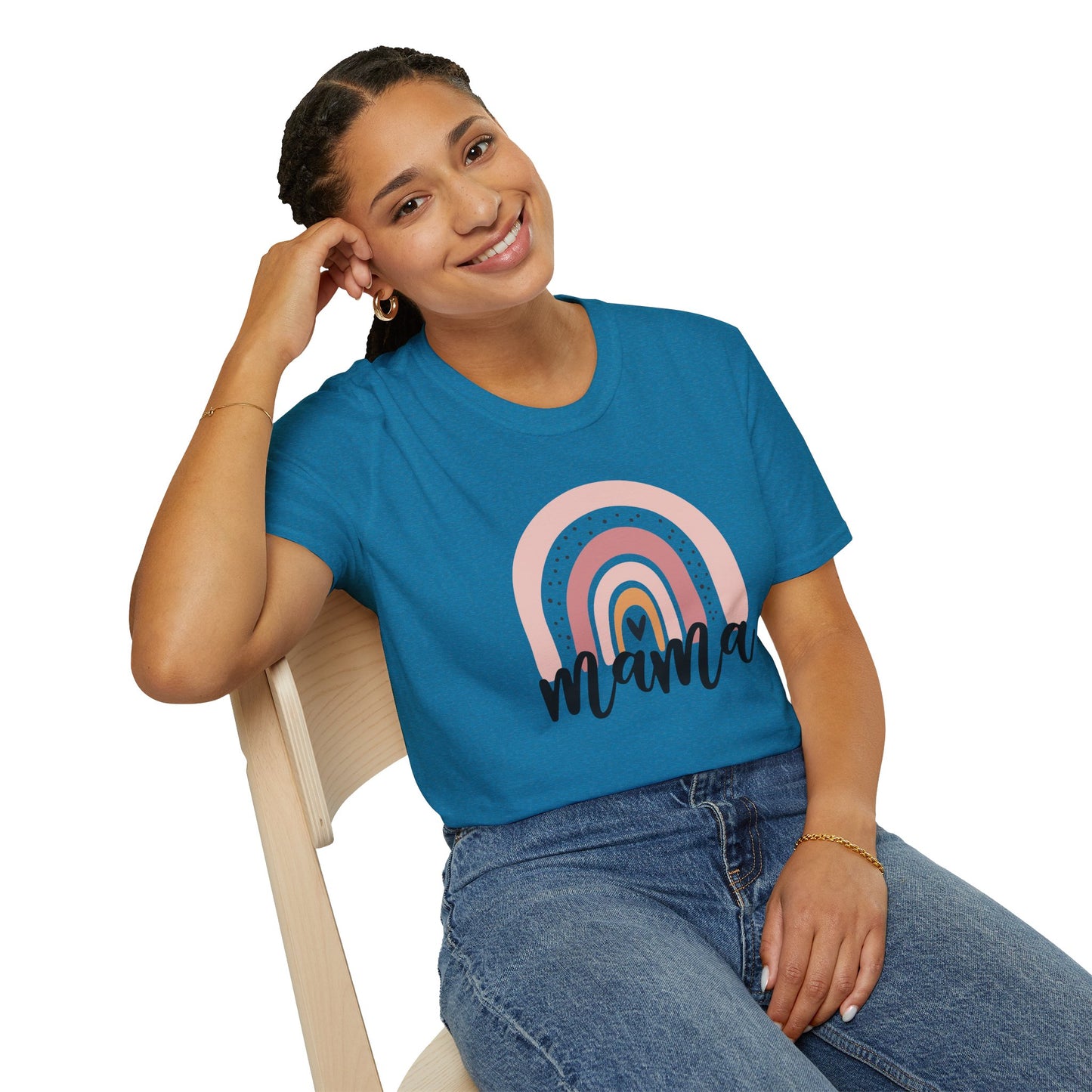 Mama Rainbow Unisex Softstyle T-Shirt