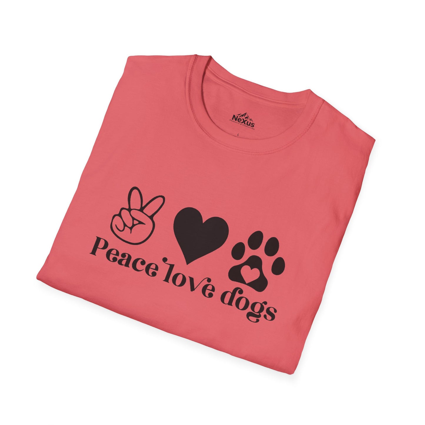 Peace Love Dogs T Shirt