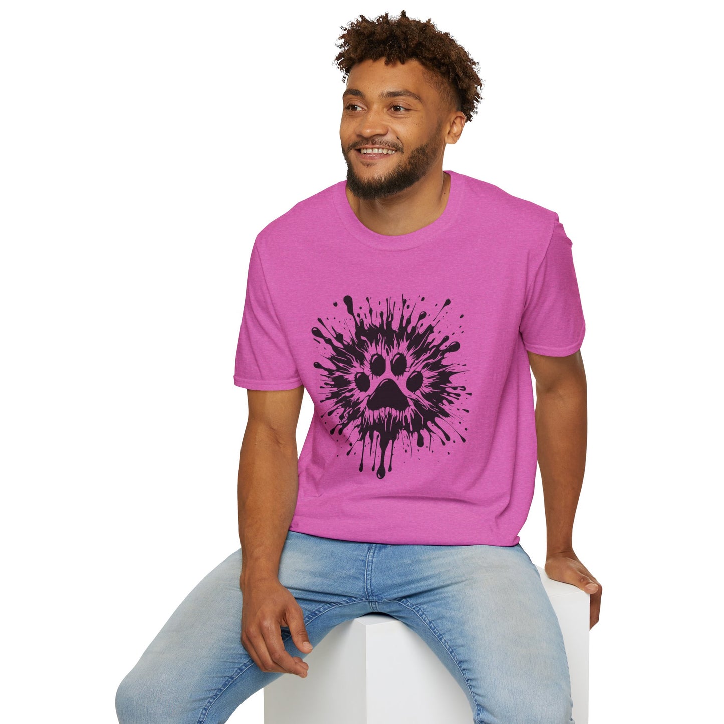 Paw Print Splat T Shirt