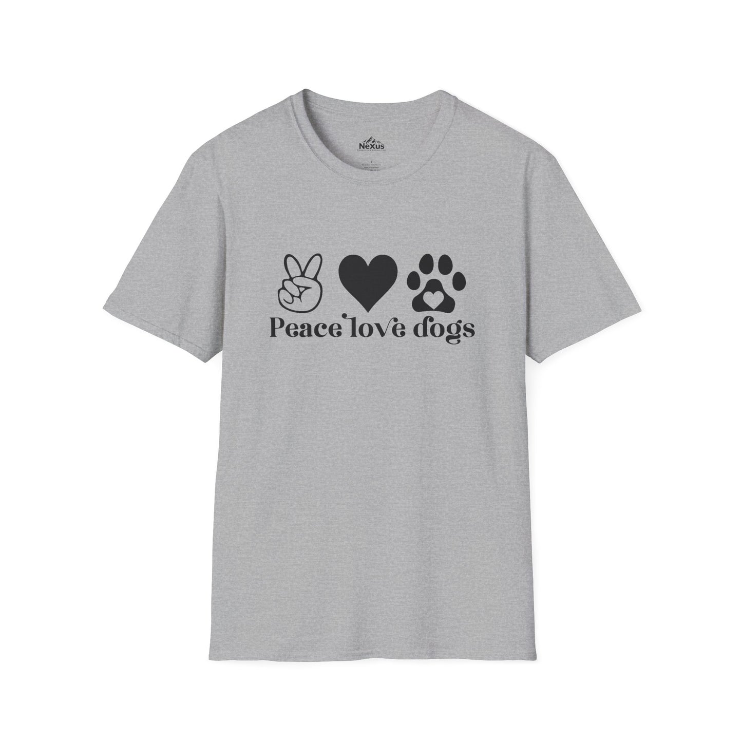 Peace Love Dogs T Shirt