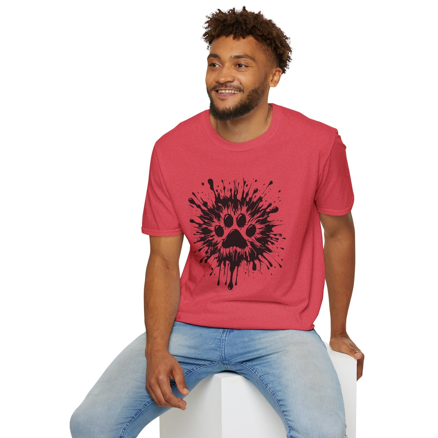 Paw Print Splat T Shirt