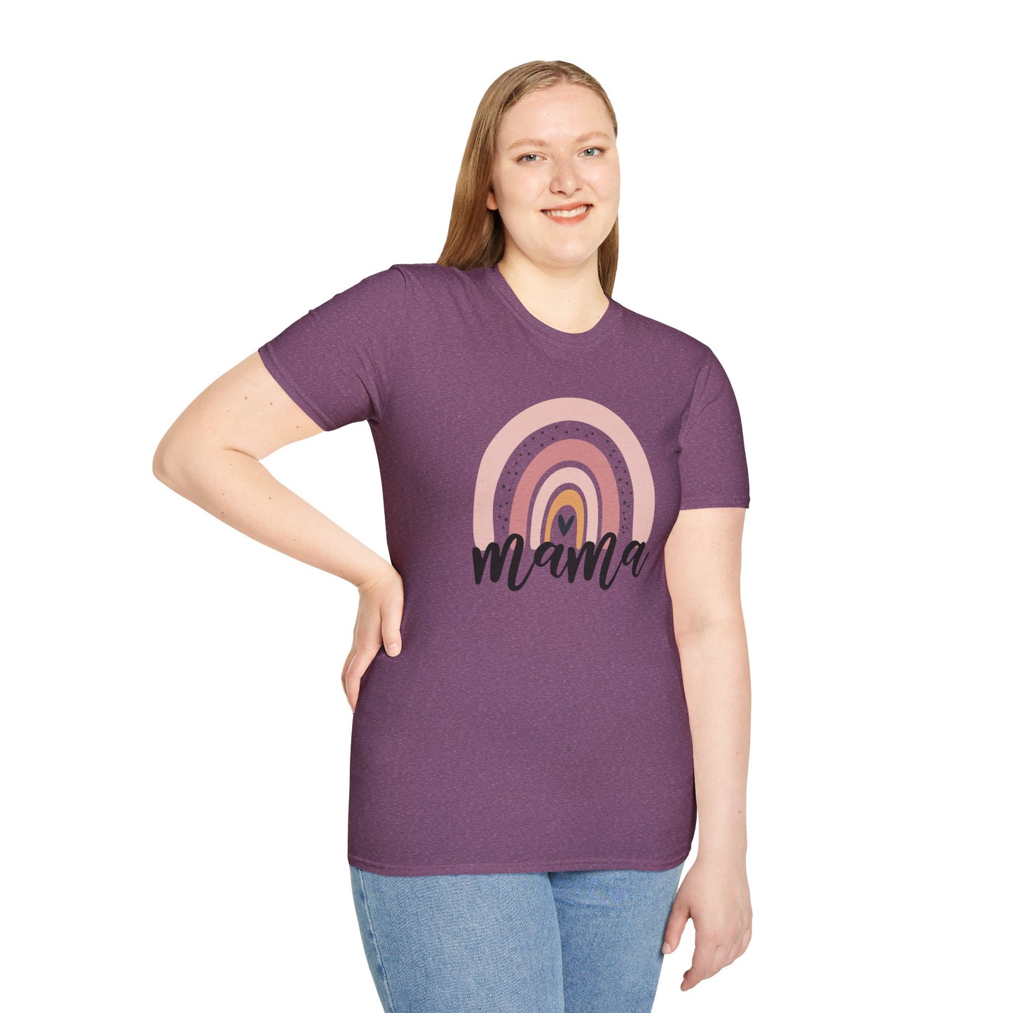 Mama Rainbow Unisex Softstyle T-Shirt